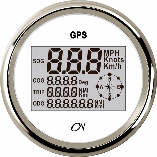 CN GPS snelheidsmeters met kompas 85mm
