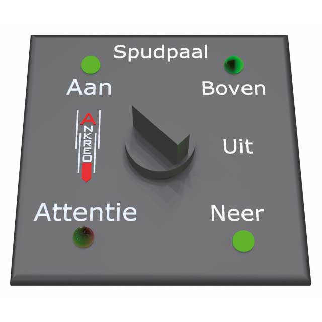 Kabels, bedieningspanelen en dual verloop station