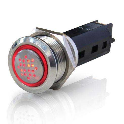 Hella LED controlelamp met buzzer