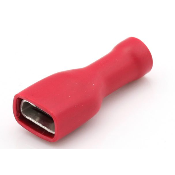 Vlakstekker ge&iuml;soleerd - 1541 - RI1541RED-100