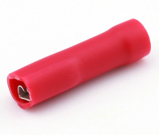 Vlakstekker ge&iuml;soleerd - 1559 1 - RI1559RED-100