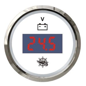 Osculati digital voltmeter 8/32V white/glossy - 27 322 40 - EU27.322.40