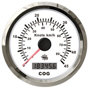 Osculati speedometer w/GPS compass white/glossy - 27 780 01 2014 - EU27.780.01