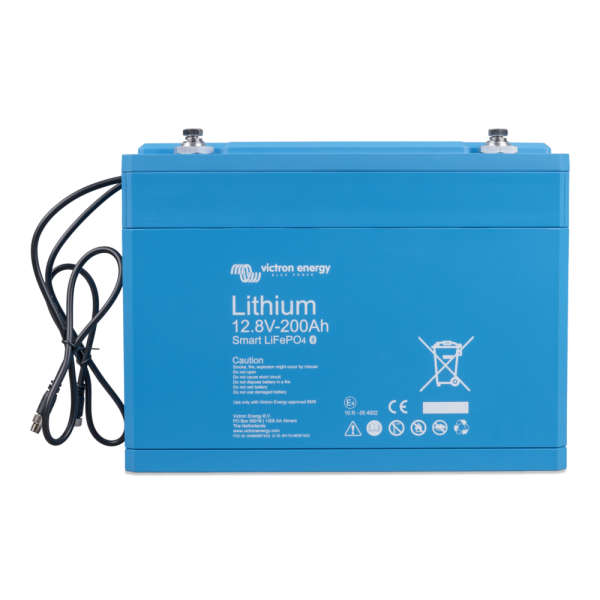 LiFePO4 Batterie - Smart - Bat512120610 lifepo4 battery 12 8v 200ah smart front  - VIBAT512120610