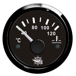 Osculati water temperature gauge 40/120&deg; black/black - En 27 320 08 - EU27.320.08