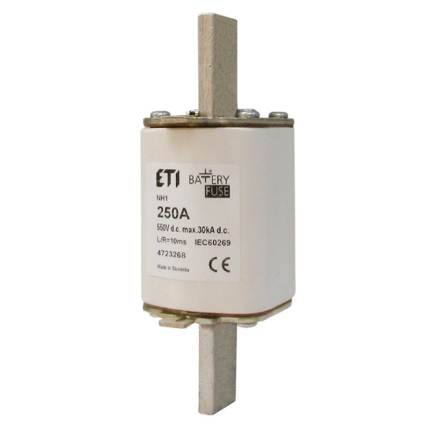 Meszekering NH1 gBat 100A/550V DC - Eti 416801654 - ETI-416801654