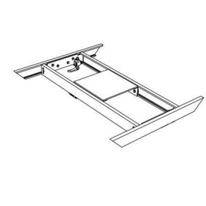 Zweiseitiger Schieber f&uuml;r Tischbeine - Eu48 730 05 - EU48.730.05