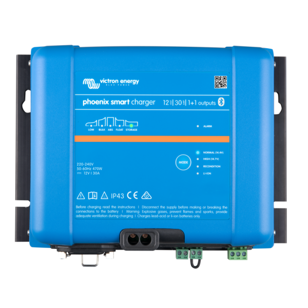 Phoenix Smart IP43 Charger - Phoenix smart ip43 charger 12v 30a 1 1 outputs top  - VIPSC123051085
