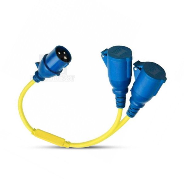 Splitter Cord 16A / 250V CEE / 2xCEE - Shp307700240 - VISHP307700240