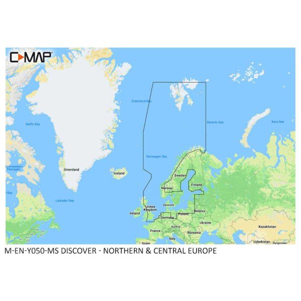 DISCOVER - Nord und Central Europa-MAX-N+ - Srmeny050ms - SRMENY050MS