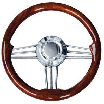 Savoretti stuurwiel type T14L/35 Teak - T14l - SV-T14L/35T